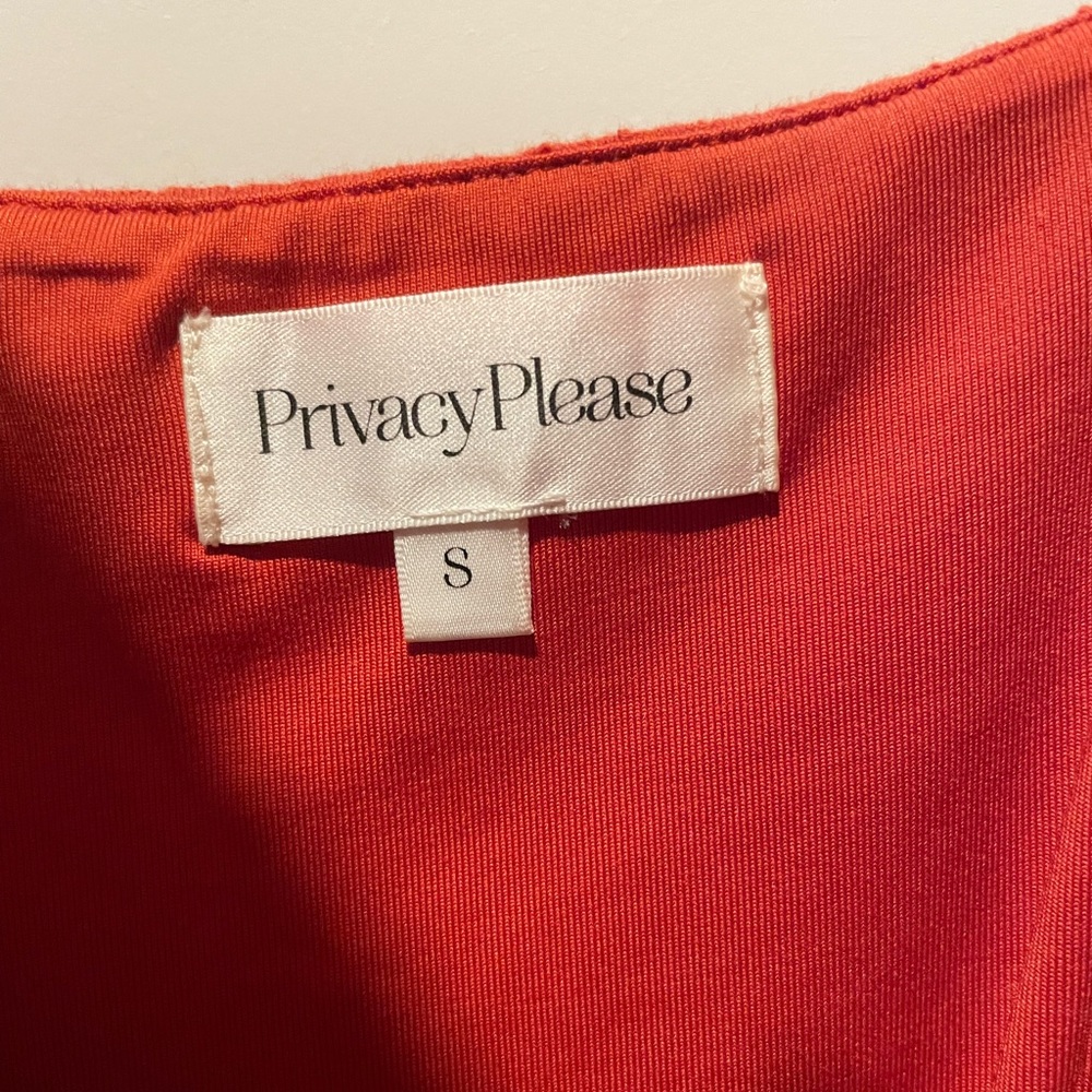 Revolve Privacy Please Glendon Rust Tie Front Tor… - image 7